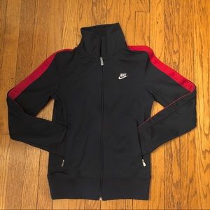 Nike Golf Ladies Full ZIP Jacket Navy/Red SMALL